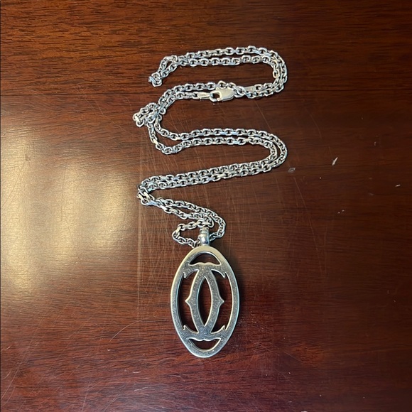 Cartier Silver Pendant Necklace - Picture 2 of 4